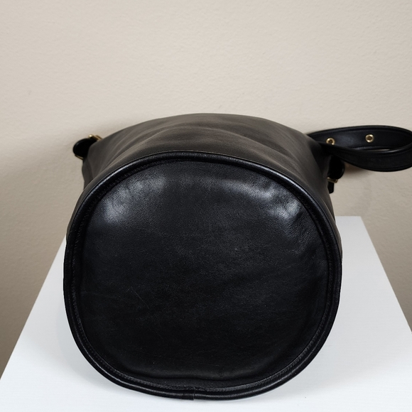 Vintage Coach Black Duffle Sac #9085 - Picture 11 of 13
